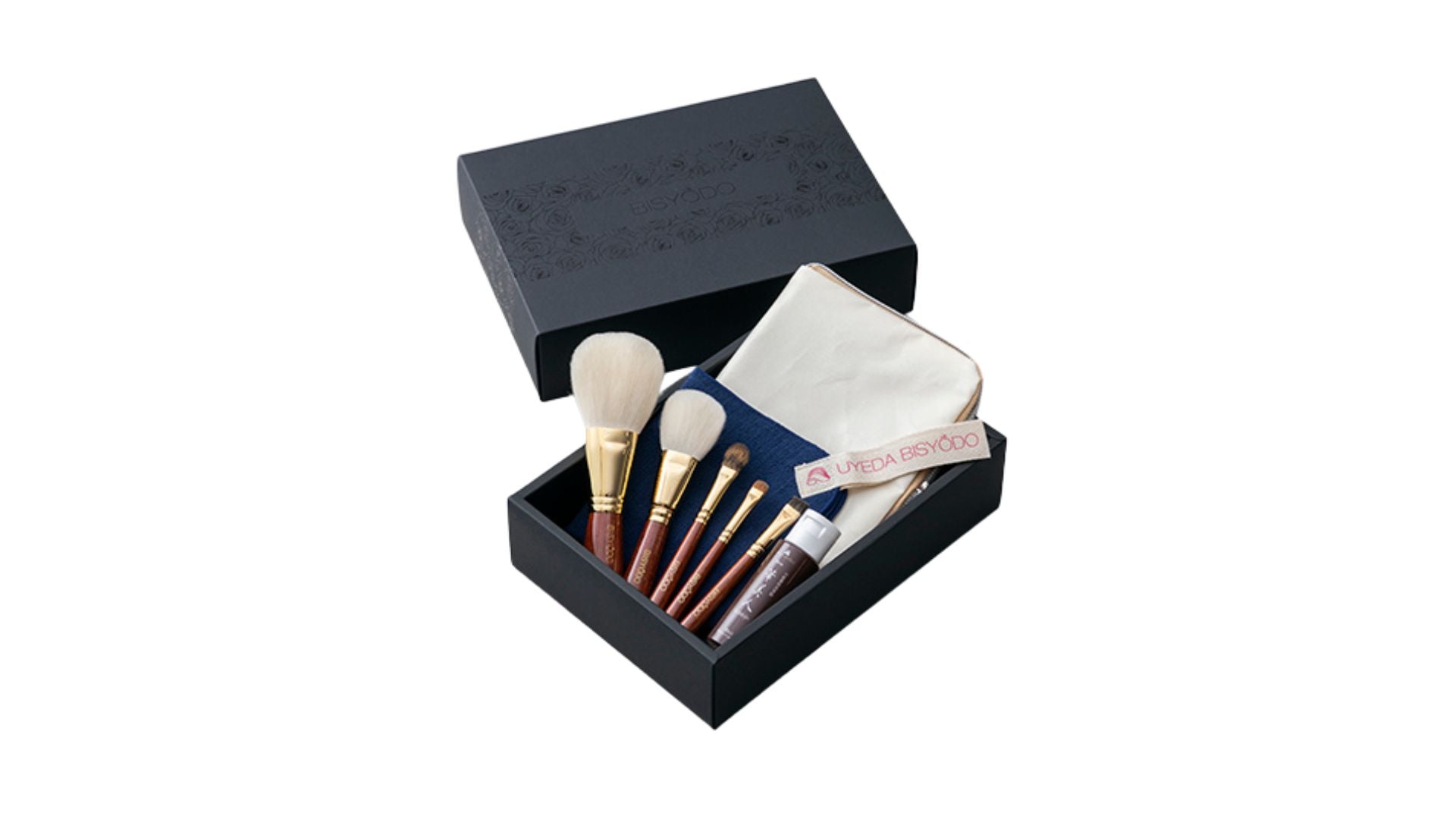 BISYODO SHORT 5pcs Brushes Set (White/Black)