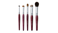 Eye makeup 5pcs Brushes Set (Purpleheart)  (White/Black)