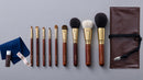 BISYODO 9pcs Brushes Set (Brown/Black)