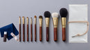 BISYODO 9pcs Brushes Set (White/Caramel)