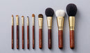 BISYODO 9pcs Brushes Set (White/Caramel)